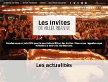 Tablet Screenshot of invites.villeurbanne.fr