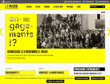 Tablet Screenshot of lerize.villeurbanne.fr
